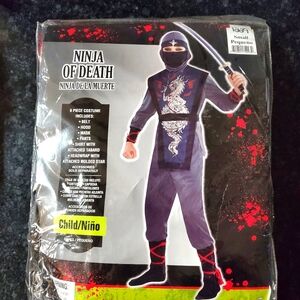 Ninja Of Death- Halloween Costume- Size: Child Small- New- RRR Halloween Kids
